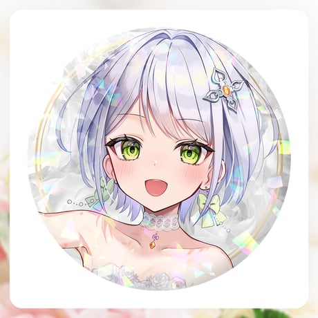 【ぶいぱいジューンブライド2024】斜落せつな ホログラム缶バッジ