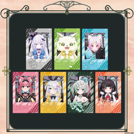 【ぶいぱい3期生 スターターグッズ】ランダムチェキ風カード
