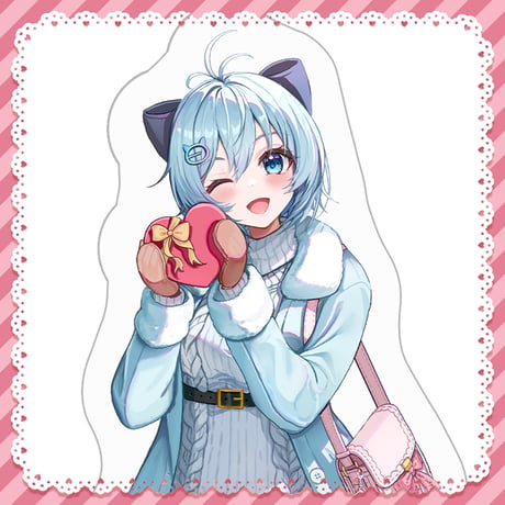 【.LIVE Sweet バレンタイン】電脳少女シロ アクリルスタンド