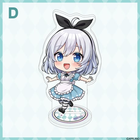 【電脳少女シロ ×DiCE&AIMコラボグッズ】ミニキャラアクリルスタンド