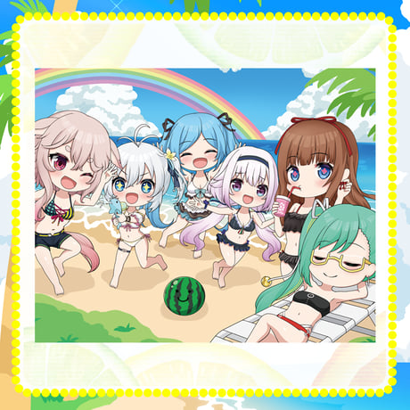 シロ&.LIVEグッズセット（キャンバスアート、缶バッチ4種）
