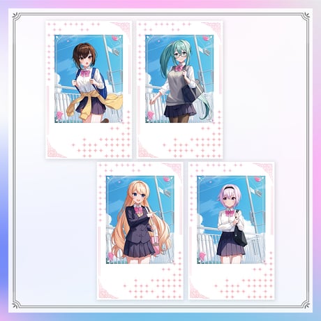 【シャッフルオリソングッズ】ランダムチェキ風カード