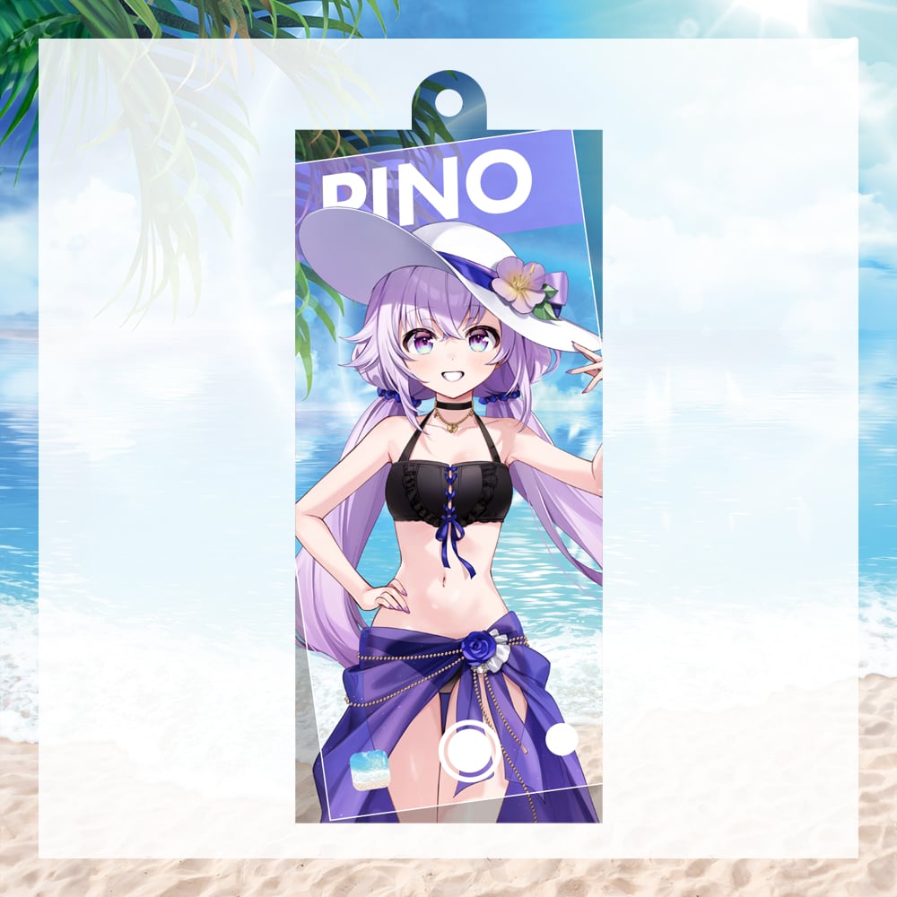 どっとライブ水着グッズ 2024】カルロ・ピノ アクリルキーホルダー