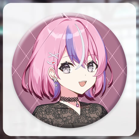 【ぶいぱい1期生1周年記念グッズ】缶バッジ(秘間慈ぱね)