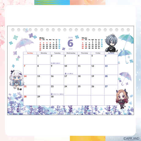 【APPLAND CALENDAR 2026】卓上カレンダー