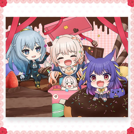 【みりくるん1周年記念イベントグッズ】キャンバスアート
