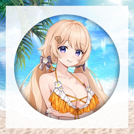 【どっとライブ水着グッズ 2024】七星みりり 缶バッジ