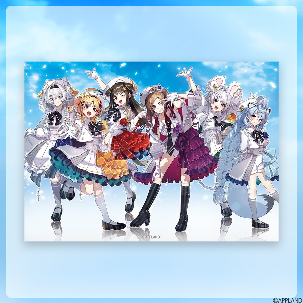 ぶいぱい2期生1周年グッズ】アクリルパネル | APPLAND OFFICIAL SHOP