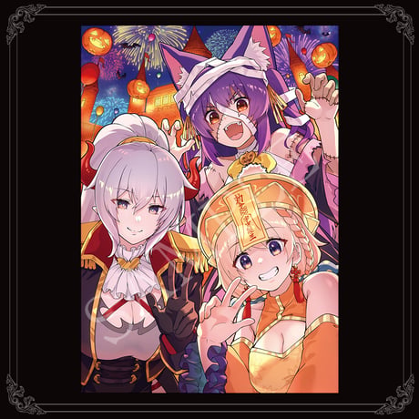 みりくるんハロウィンキャラファインマットA
