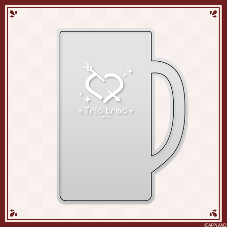 【Tr!c trac×コーラコラボグッズ】ジョッキグラス（Tr!c tracロゴ）