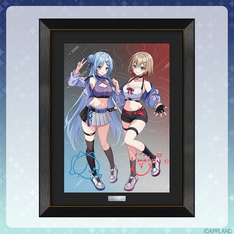 数量限定 星々の共鳴】シリアルナンバー付き A3キャラファイングラフ