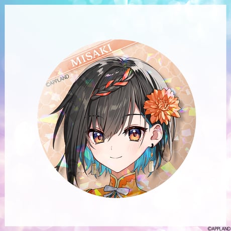 【ぶいぱい1期生2周年グッズ】ホログラム缶バッジ