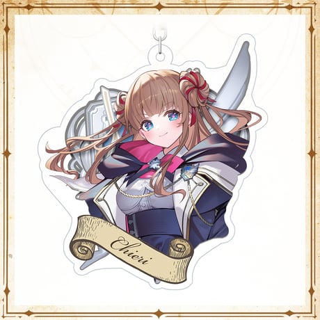【APP LAND 魔法学生風グッズ】アクリルキーホルダー 花京院ちえり