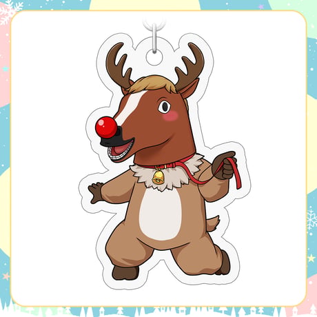 【.LIVEクリスマスイベントグッズ】ばあちゃる クリスマスアクリルキーホルダー