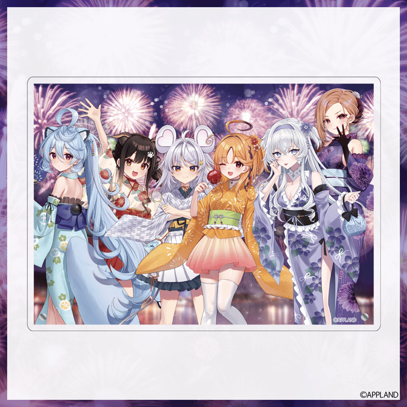 浴衣すきくじ 南なつ ボイス入りアクリルパネル 浴衣すきくじ 南