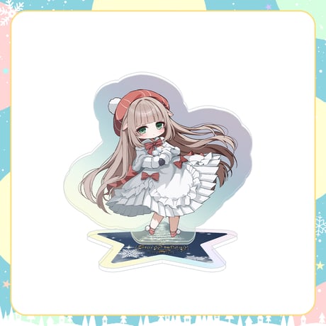 【.LIVEクリスマスイベントグッズ】メリーミルク オーロラアクリルスタンド