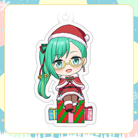【.LIVEクリスマスイベントグッズ】神楽すず クリスマスアクリルキーホルダー