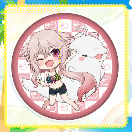 シロ&.LIVEグッズセット（キャンバスアート、缶バッチ4種）