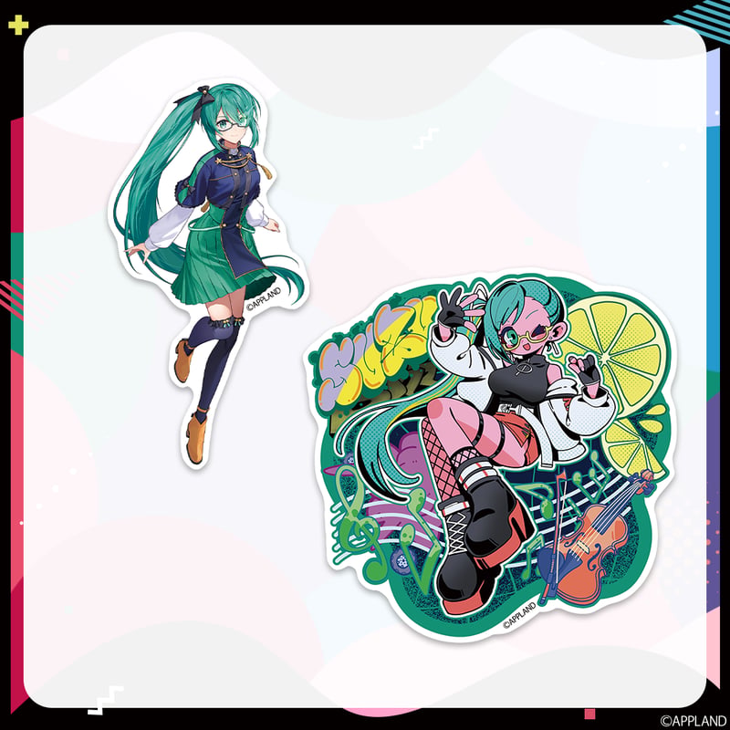 どっとライブ1期生8周年記念グッズ】ステッカー2種セット | APPLAND