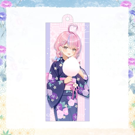 【ぶいぱい浴衣グッズ2024】アクリルキーホルダー 秘間慈ぱね