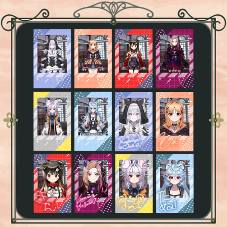 【ぶいぱい2期生スターターグッズ】ランダムチェキ風カード