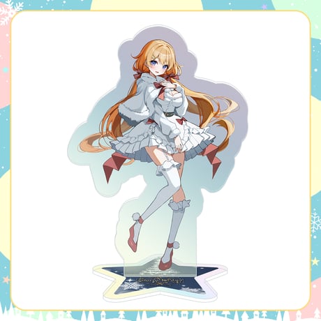 【.LIVEクリスマスイベントグッズ】七星みりり オーロラアクリルスタンド