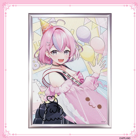 【秘間慈ぱね 誕生日記念グッズ2025】メタルグラフ+メッセージカード