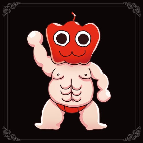 【シン・P物語】アクリルキーホルダー（赤ピーマンくん）