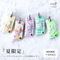 【夏限定販売】鮮やかなイタリアレザーのスリム キーケース　kc-004
