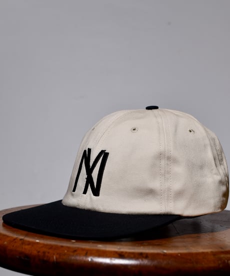 NYBYC 1935_WASHED CAP  (STONE/BLACK) USED加工