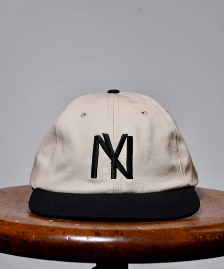 NYBYC 1935_WASHED CAP  (STONE/BLACK) USED加工