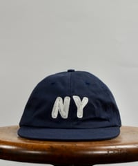 NY_C(ORIGINAL)_WASHED CAP  (NAVY)　USED加工