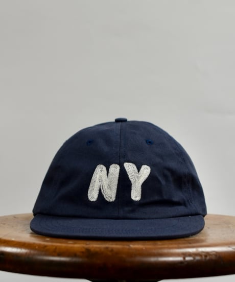 NY_C(ORIGINAL)_WASHED CAP  (NAVY)　USED加工