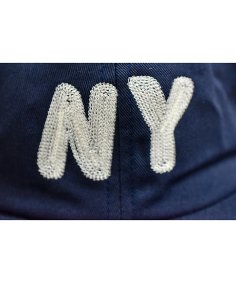 NY_C(ORIGINAL)_WASHED CAP  (NAVY)　USED加工