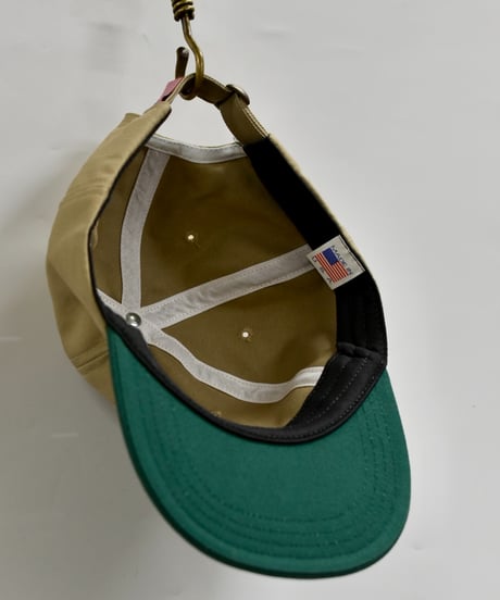 SOLID WASHED CAP  (KHAKI/GREEN)