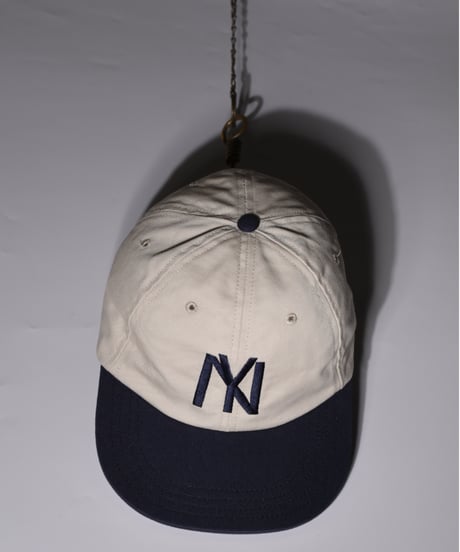 NYBYC 1935_WASHED CAP  (STONE/NAVY) USED加工