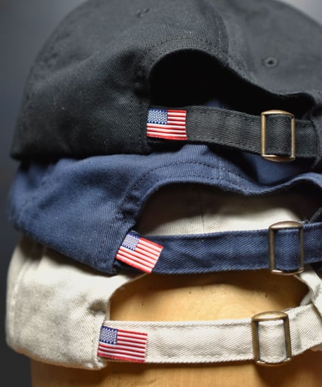 SOLID WASHED CAP  (BLACK)