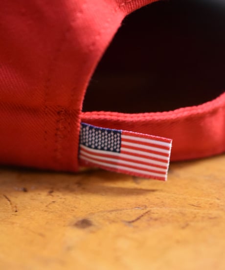 LAP1943__WASHED CAP  (RED) USED加工