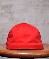 SOLID WASHED CAP  (RED)