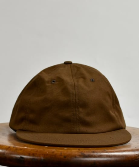 SOLID WASHED CAP  (BROWN)