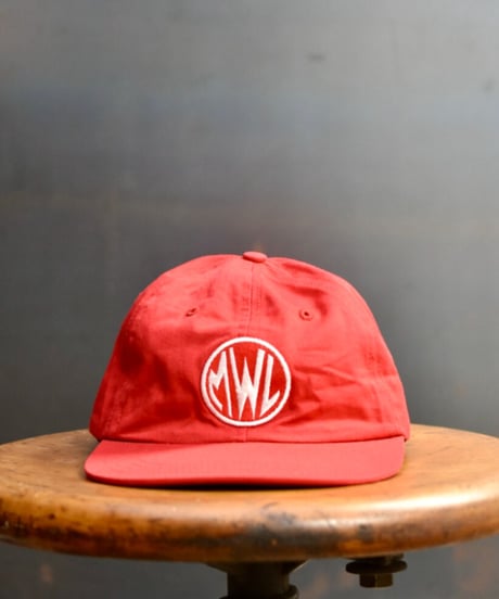 SININ1936_WASHED CAP   (RED) USED加工