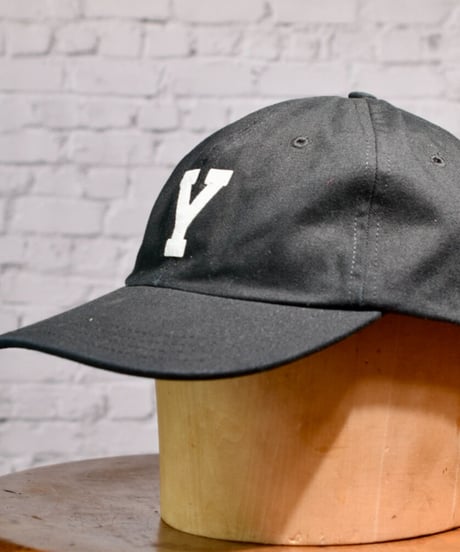 UNIVERSITY COLLECTION - Y_WASHED CAP  (BLACK) USED加工