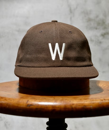 WASC1924_SERGE CAP  (BROWN)