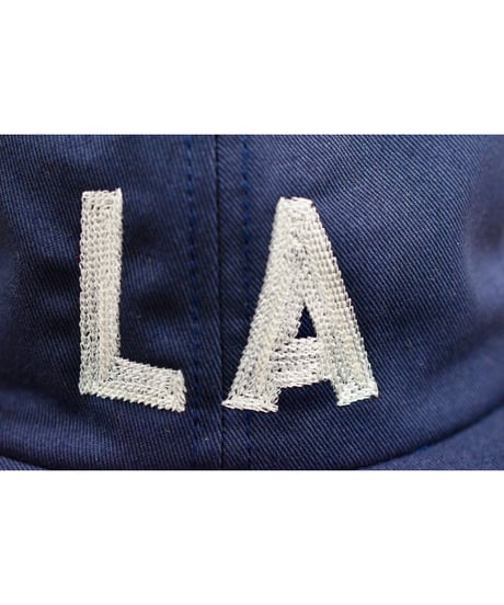LA_C(ORIGINAL)_WASHED CAP  (NAVY)　USED加工