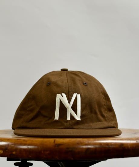 NYBYC 1935_WASHED CAP  (BROWN)USED加工