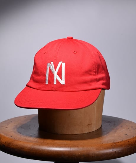 NYBYC 1935_WASHED CAP  (RED) USED加工