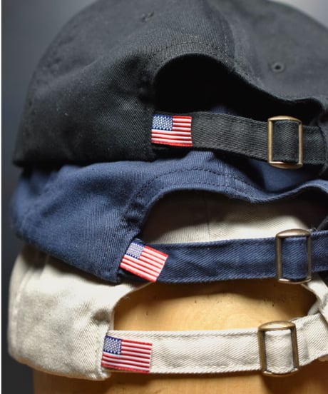 SOLID WASHED CAP  (NAVY)