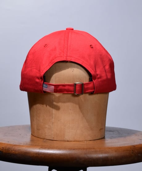 SOLID WASHED CAP  (RED)