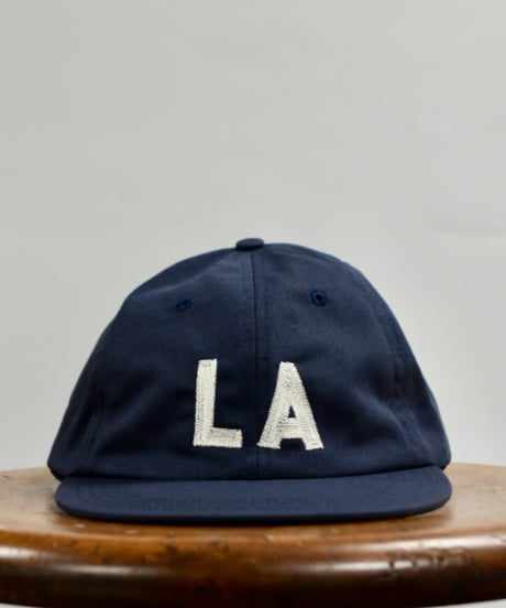 LA_C(ORIGINAL)_WASHED CAP  (NAVY)　USED加工