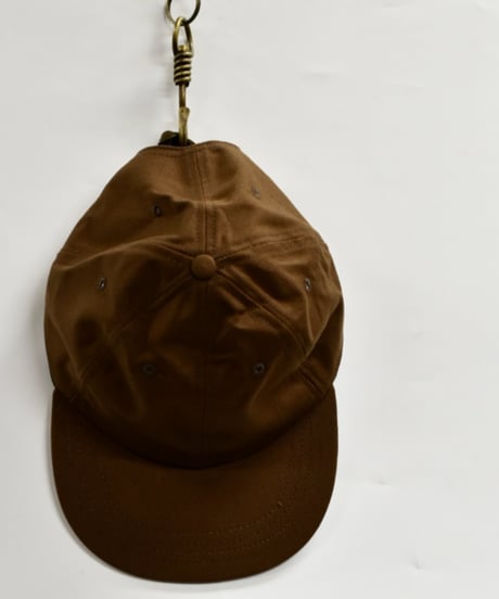 SOLID WASHED CAP  (BROWN)